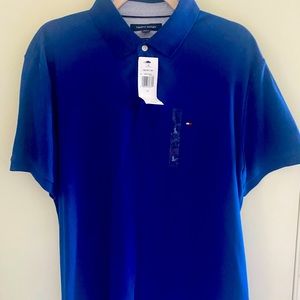 Royal blue polo shirt
